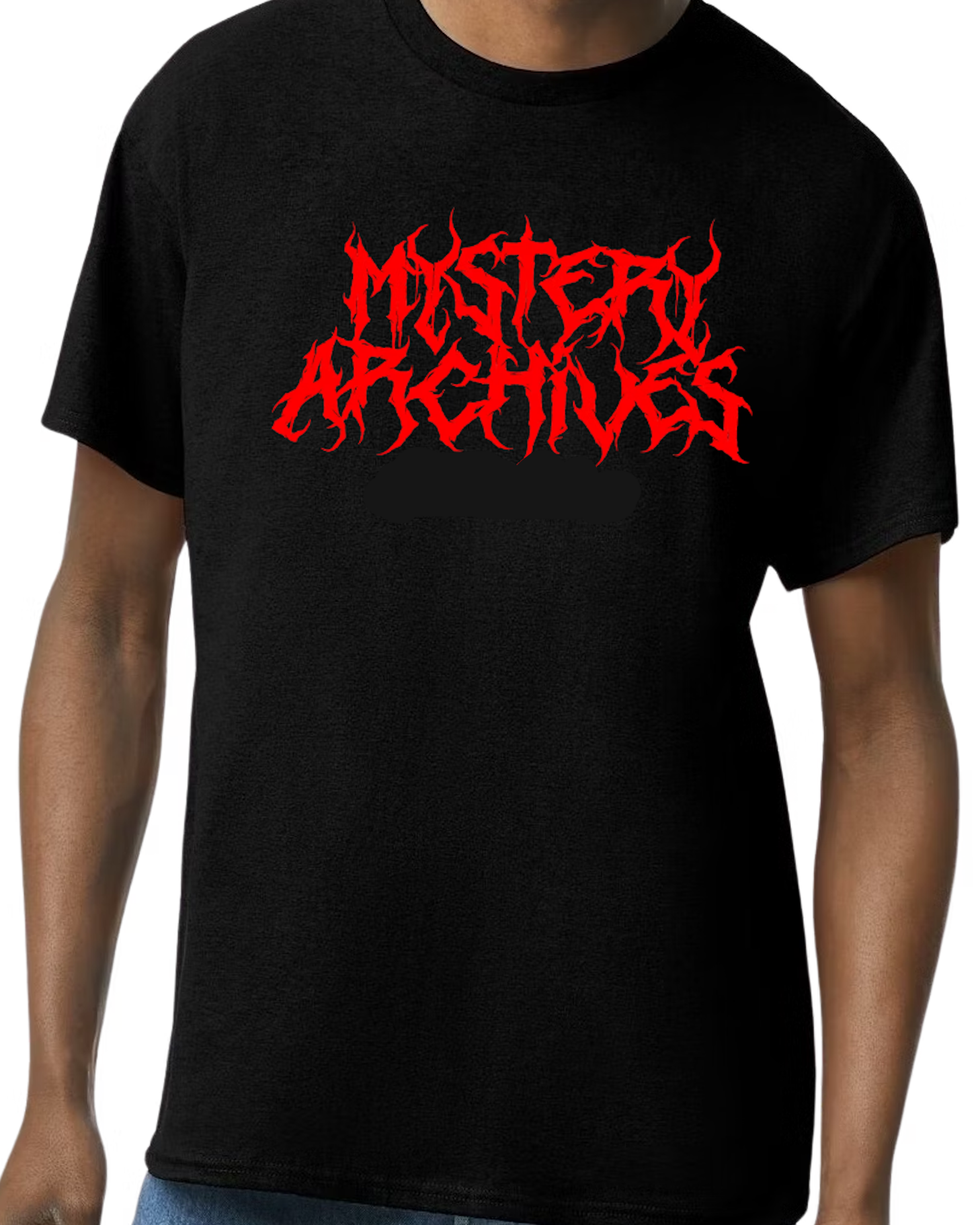 Mystery Archives Metal Logo Blood Red (No Youtube Logo)
